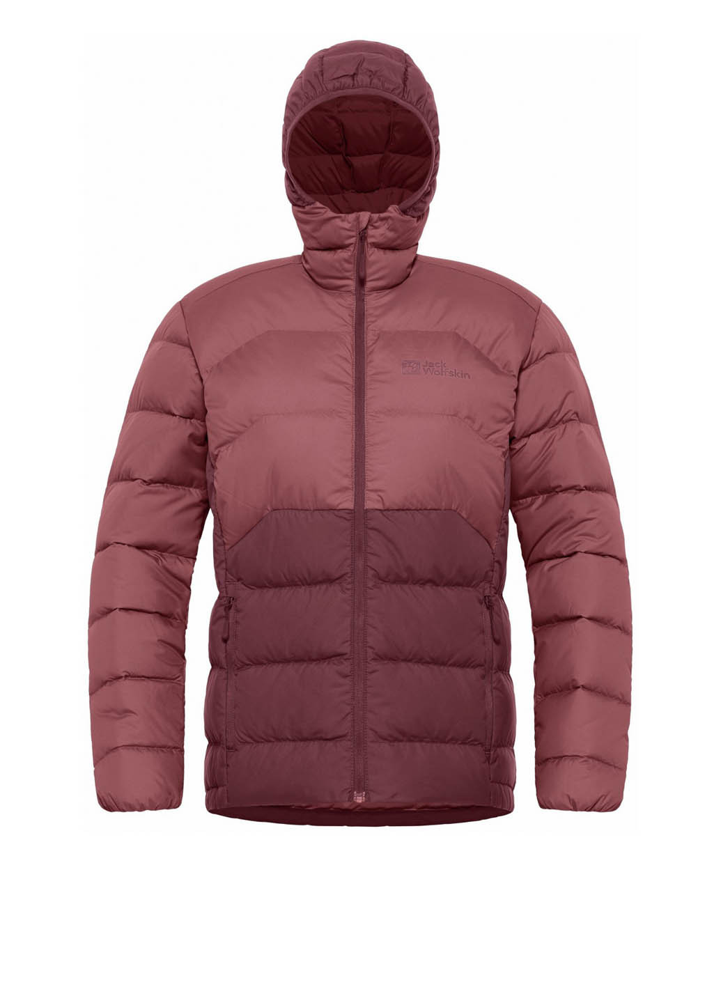 Розовая демисезонная куртка Jack Wolfskin ATHER DOWN HOODY W
