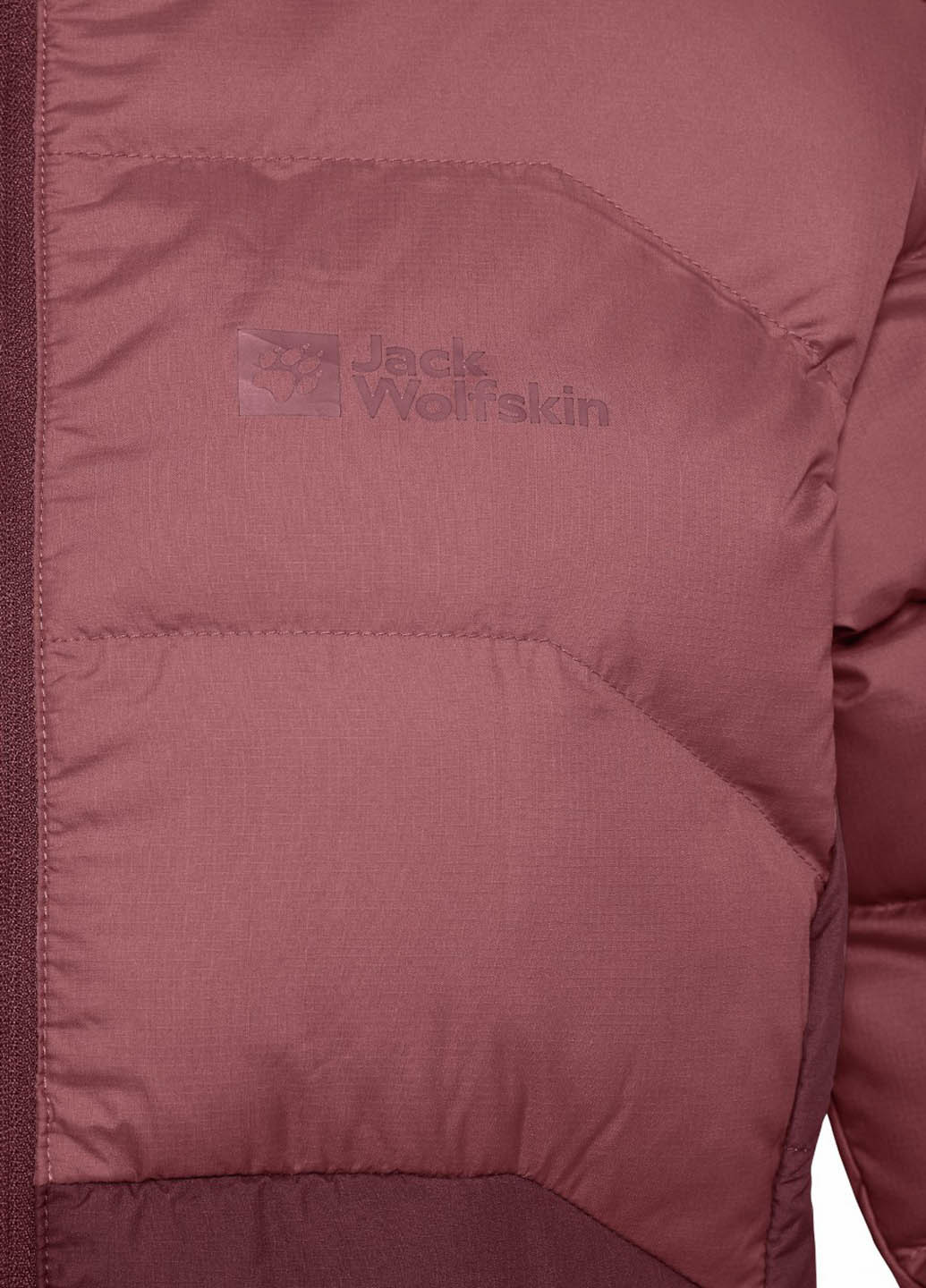 Розовая демисезонная куртка Jack Wolfskin ATHER DOWN HOODY W