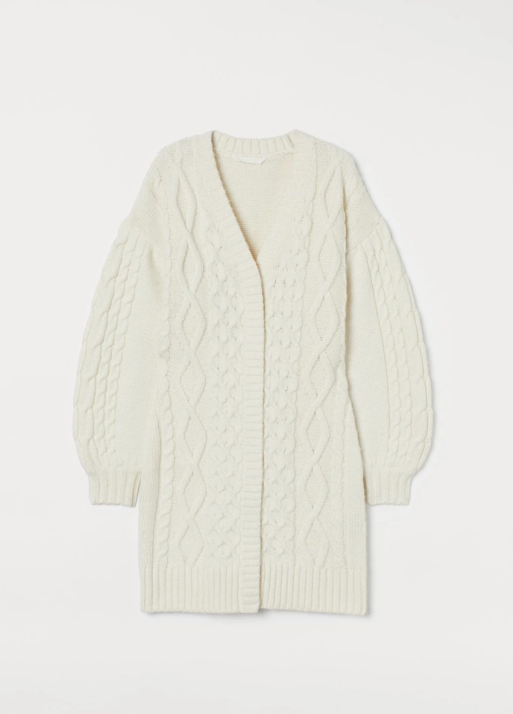 Молочный демисезонный кардиган H&M
