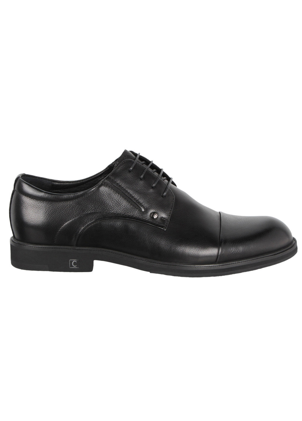 Черные мужские классические туфли 198048, черный, 45, 2999860531398 Cosottinni на шнурках