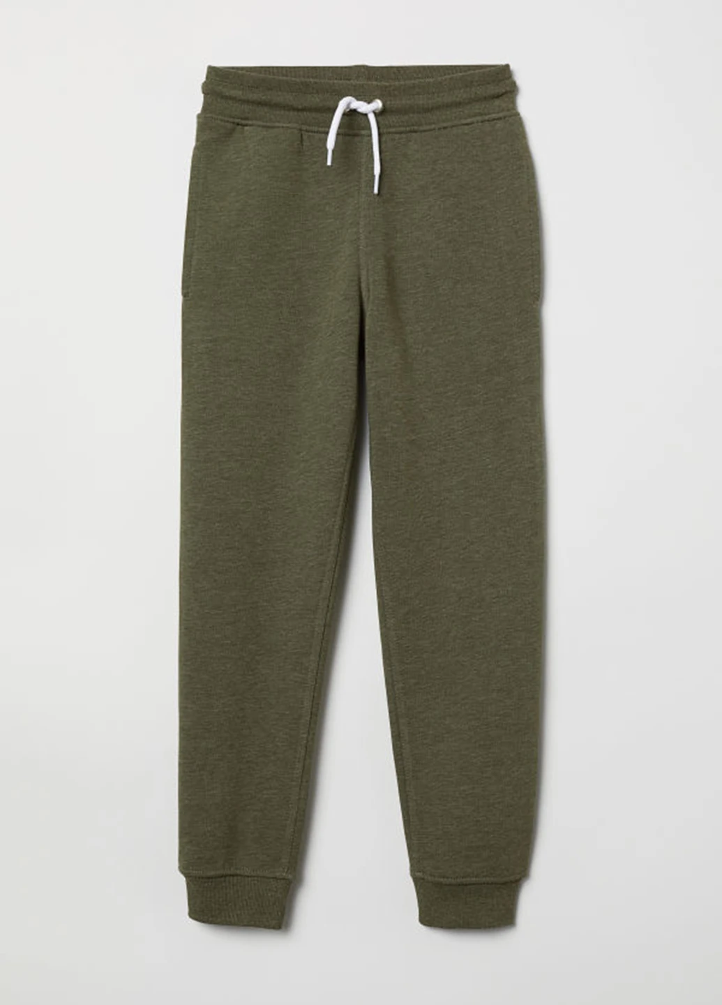 Хаки спортивные демисезонные брюки зауженные H&M