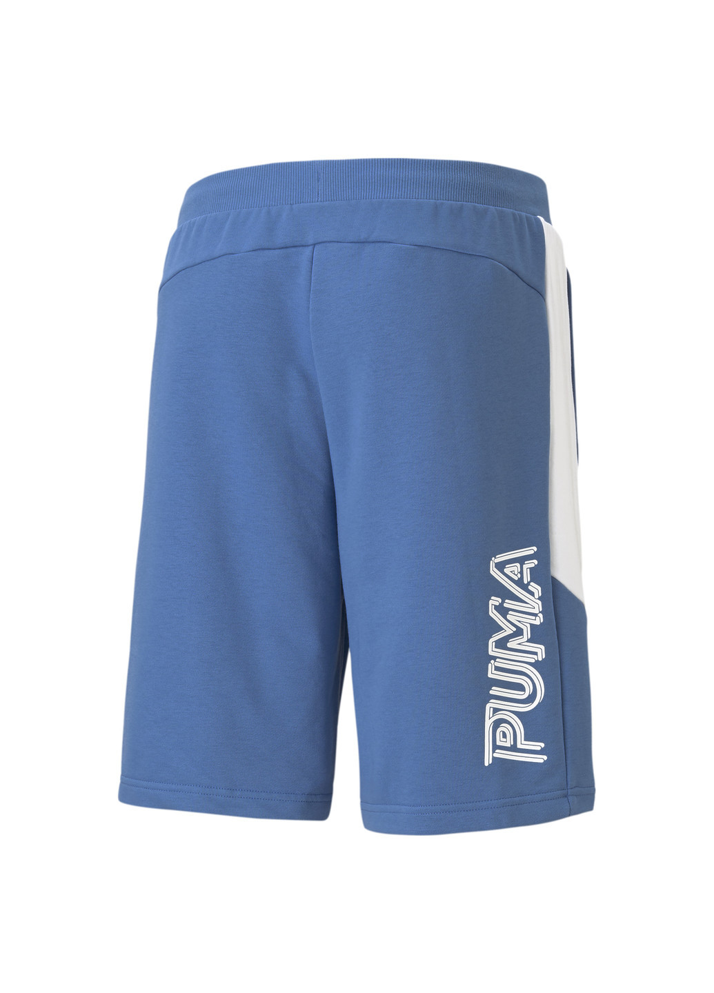 Шорти Modern Sports Men's Shorts Puma однотонні сині спортивні бавовна, поліестер, еластан