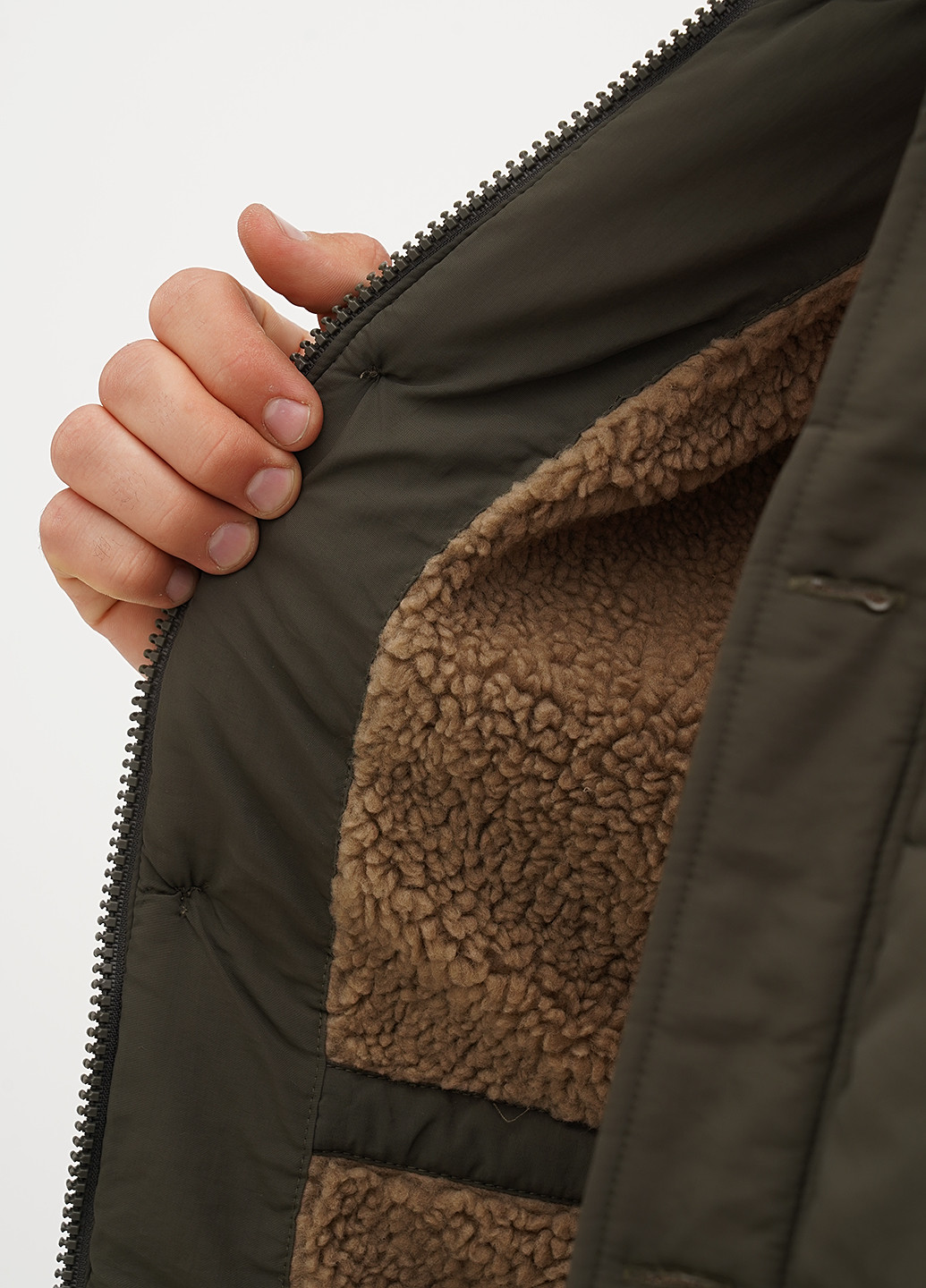 Оливковая (хаки) демисезонная куртка Mantaray