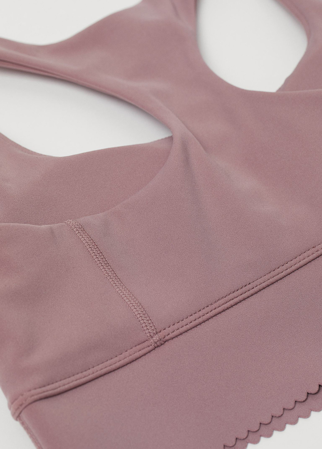 Темно-розовый топ бюстгальтер H&M без косточек полиамид