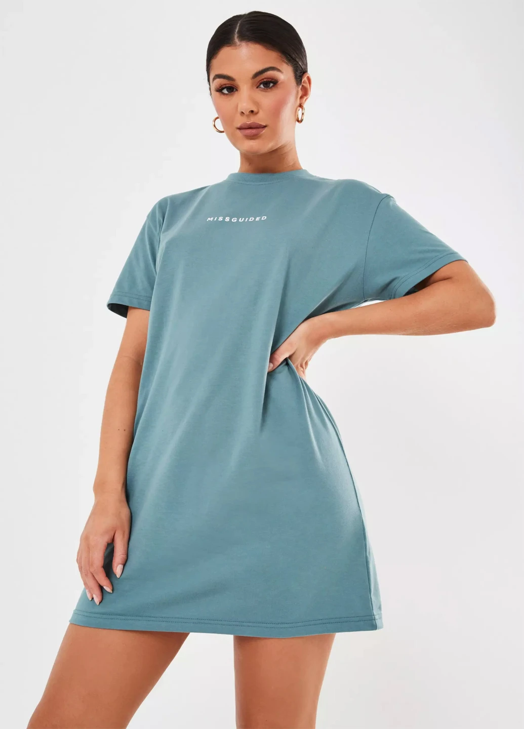 Синя кежуал сукня Missguided