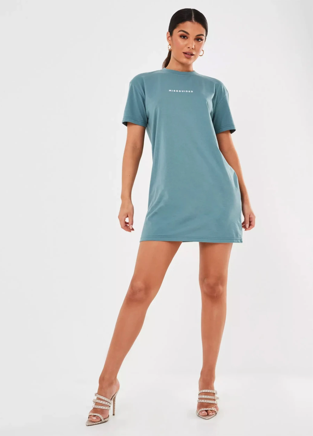 Синя кежуал сукня Missguided