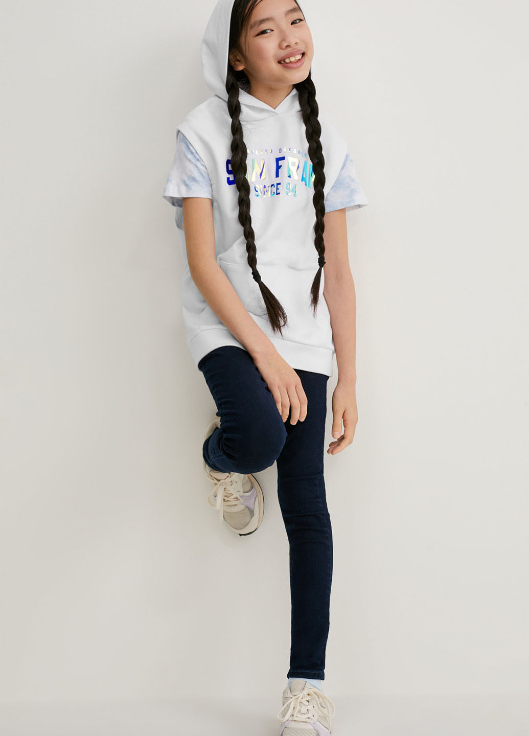 Комбінований літній комплект (футболка, жилет) C&A