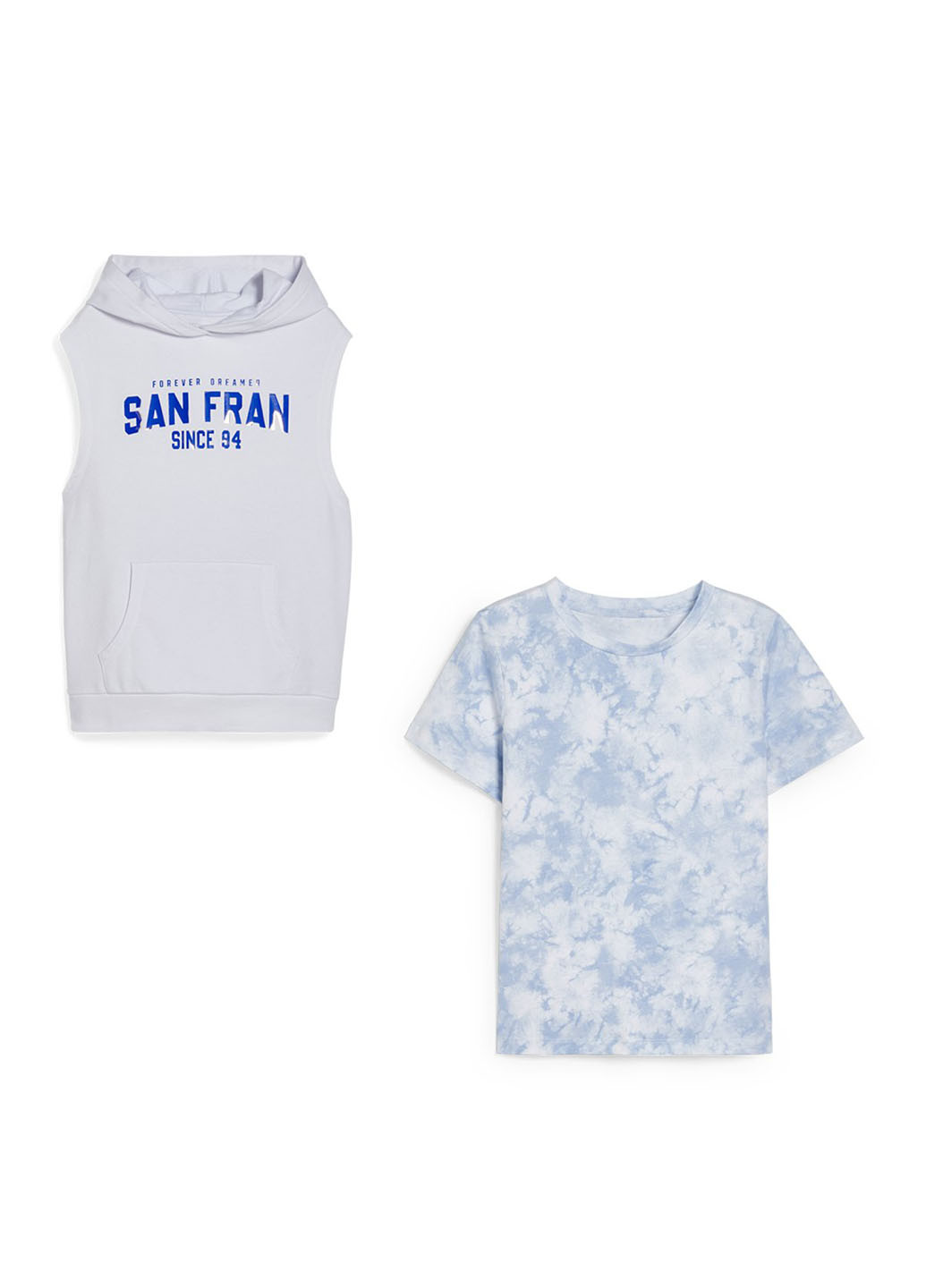 Комбінований літній комплект (футболка, жилет) C&A