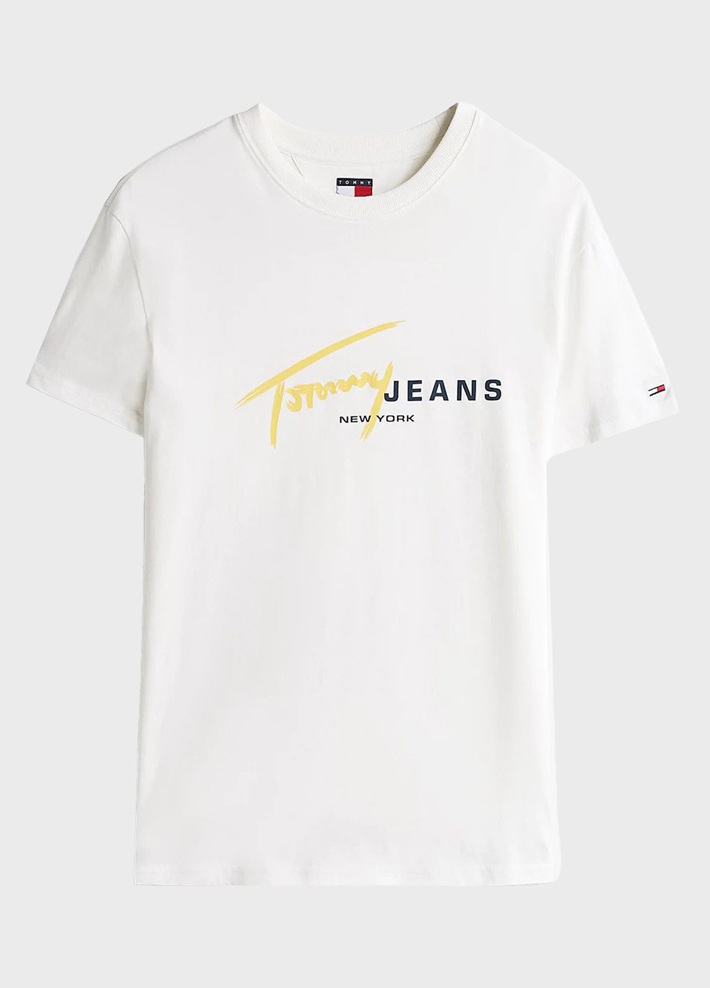 Біла футболка Tommy Jeans
