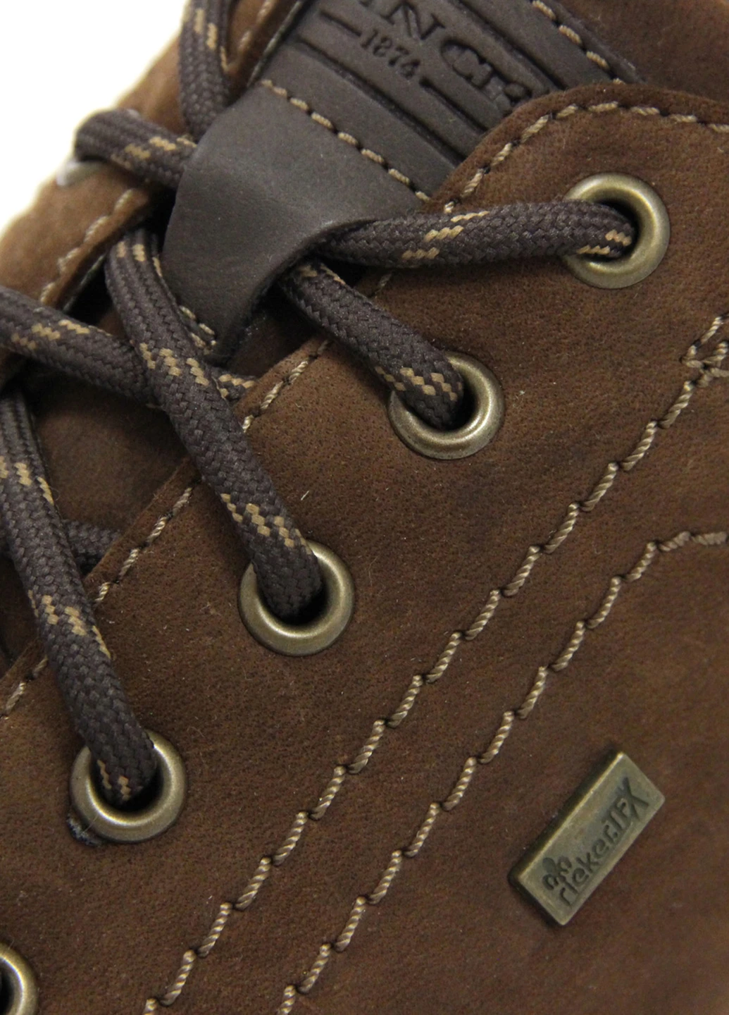 Коричневые демисезонные мужские кроссовки Rieker