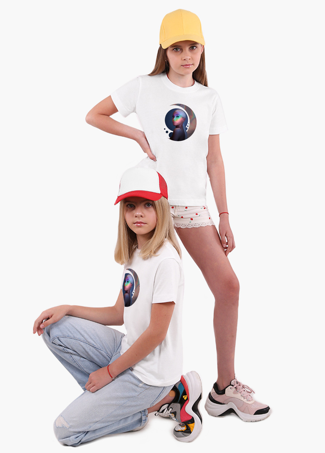 Белая демисезонная футболка детская ариана гранде (ariana grande) белый (9224-1622) 164 см MobiPrint
