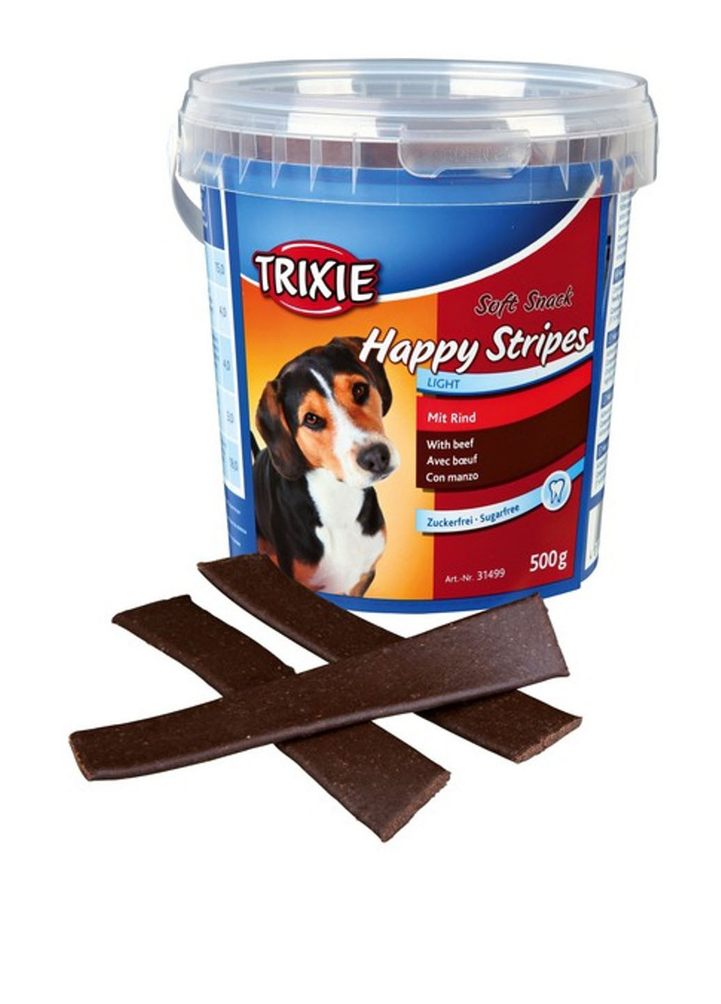 Витамины для собак Happy Stripes (с говядиной), 500 г Trixie (16386542)