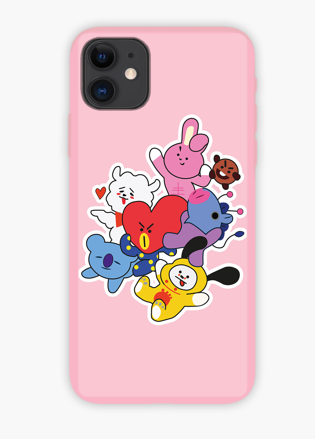 Чехол силиконовый Apple Iphone X БТС (BTS) (6129-1166) MobiPrint (219335895)