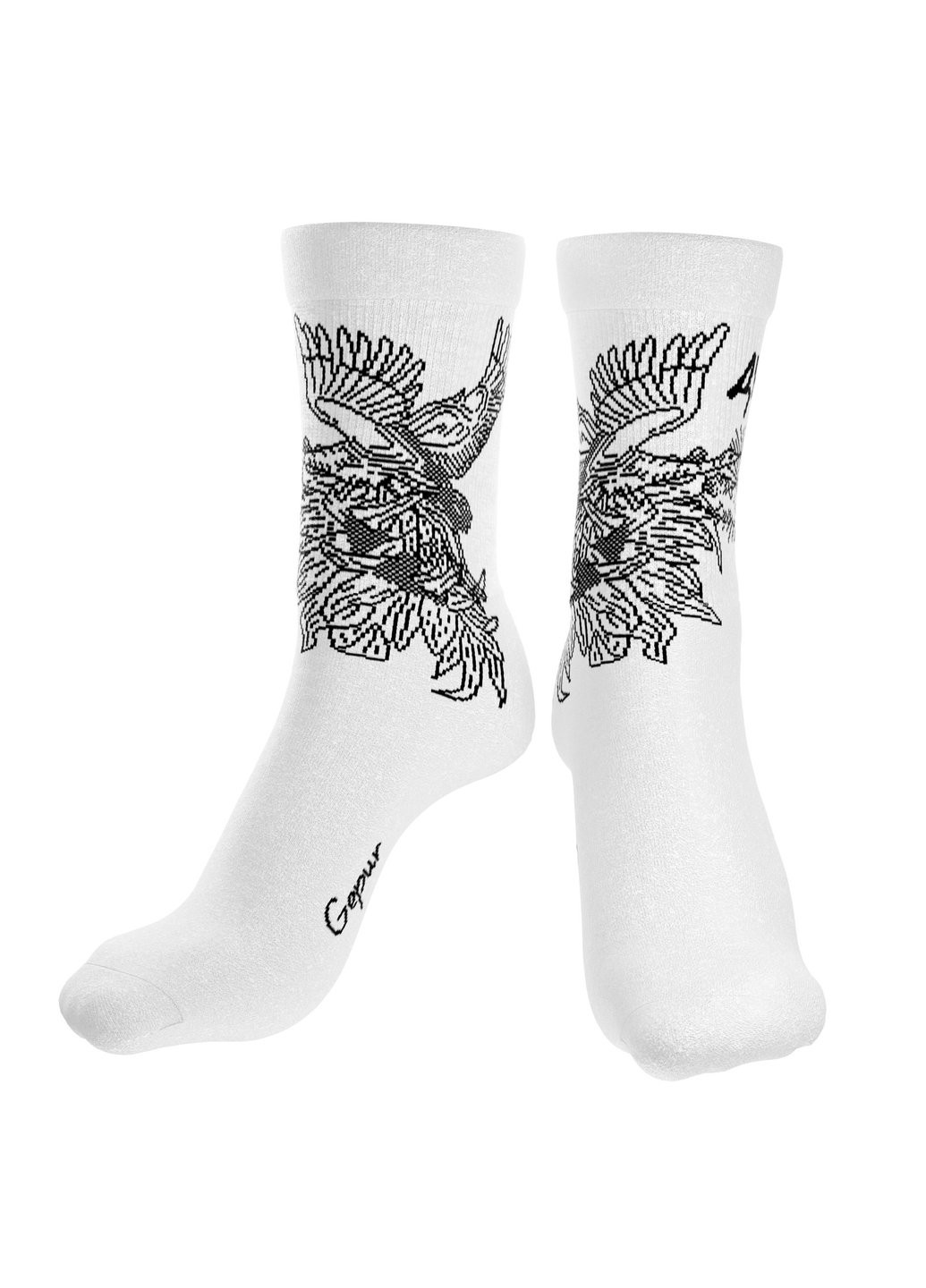 Білі шкарпетки Gepur малюнки (346046487)