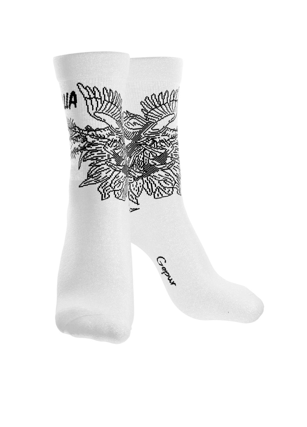 Білі шкарпетки Gepur малюнки (346046487)