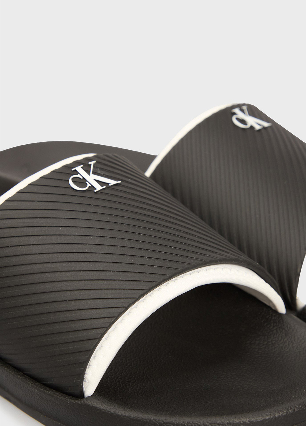 Черные кэжуал шлепанцы Calvin Klein Jeans