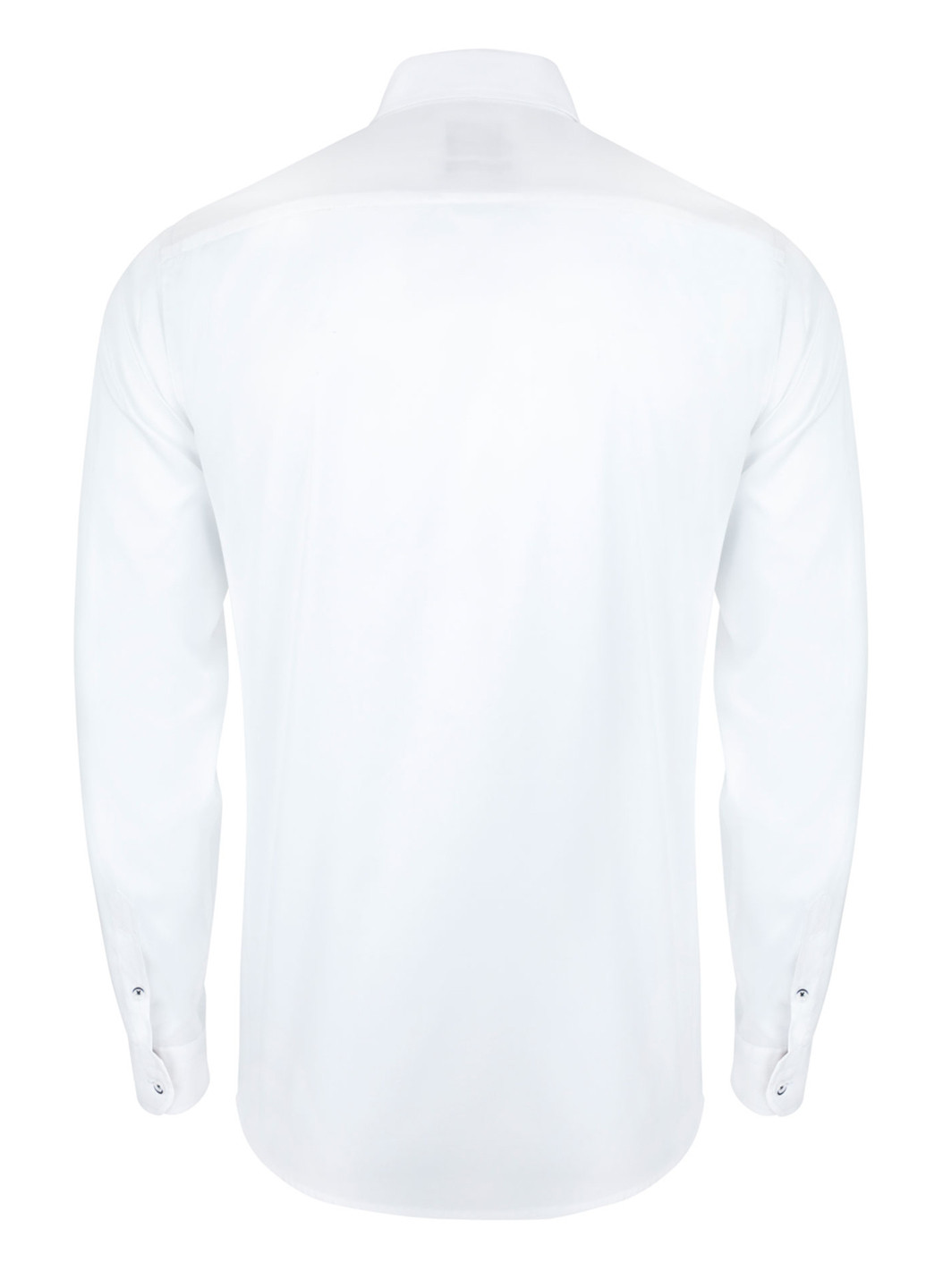 Белая кэжуал рубашка однотонная Pako Lorente с длинным рукавом