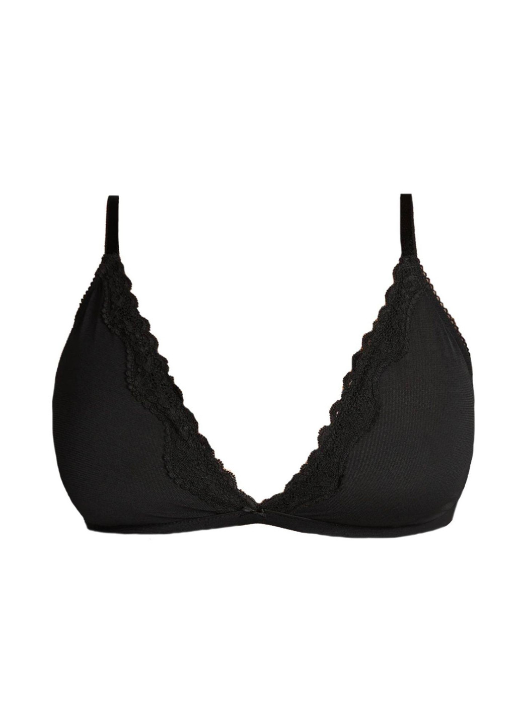 Чорний демісезонний комплект (бюстгальтер, трусики) Victoria's Secret