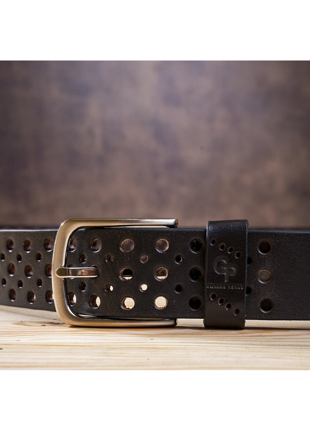 Чоловік шкіряний ремінь 4х120 см Grande Pelle (229460468)