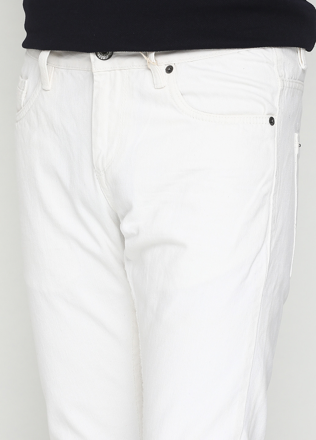 Белые демисезонные со средней талией джинсы Garcia