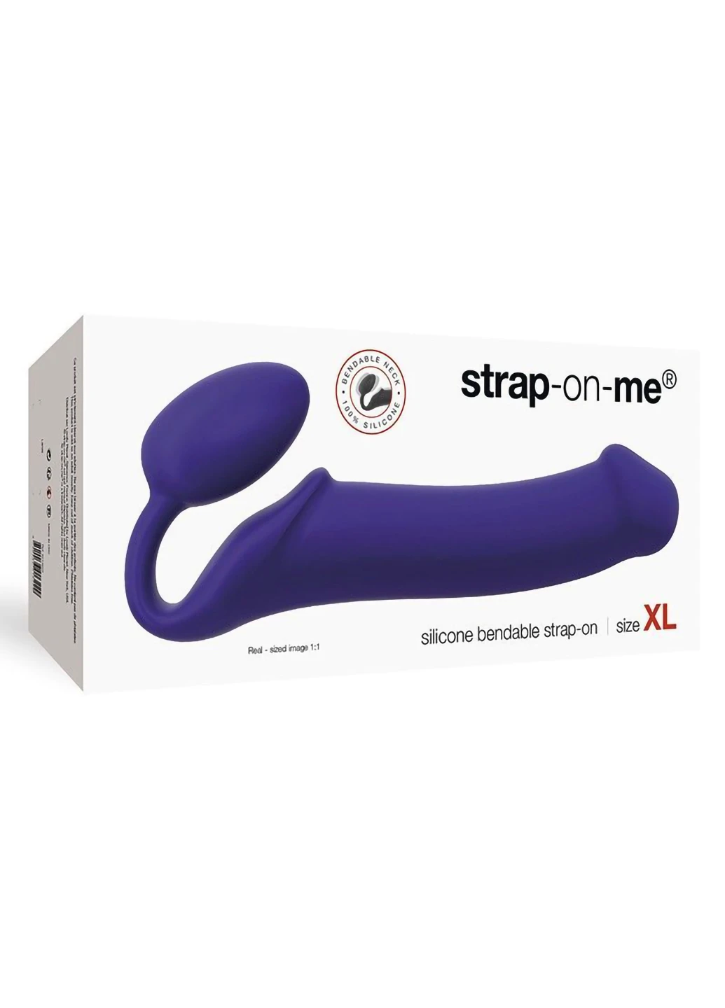 Безремневий страпон Violet XL, повністю регульований, діаметр 4,5см Strap-On-Me (254152269)