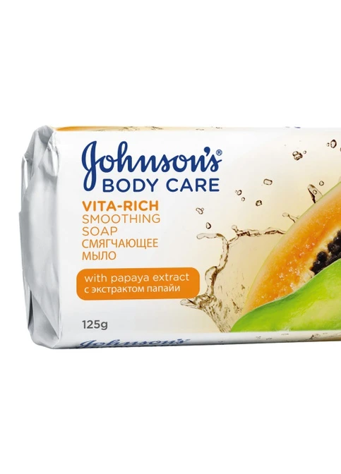 Мило тверде Смягчающий з екстрактом папайї Johnson's (213325953)