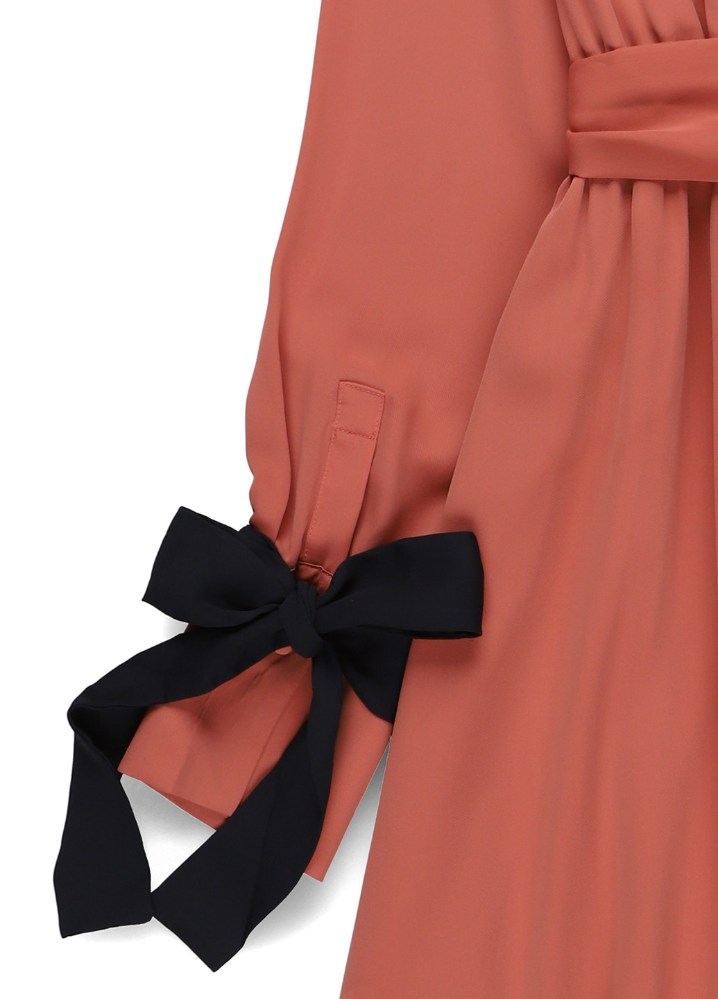 Коричневое кэжуал платье клеш MINT&BERRY однотонное