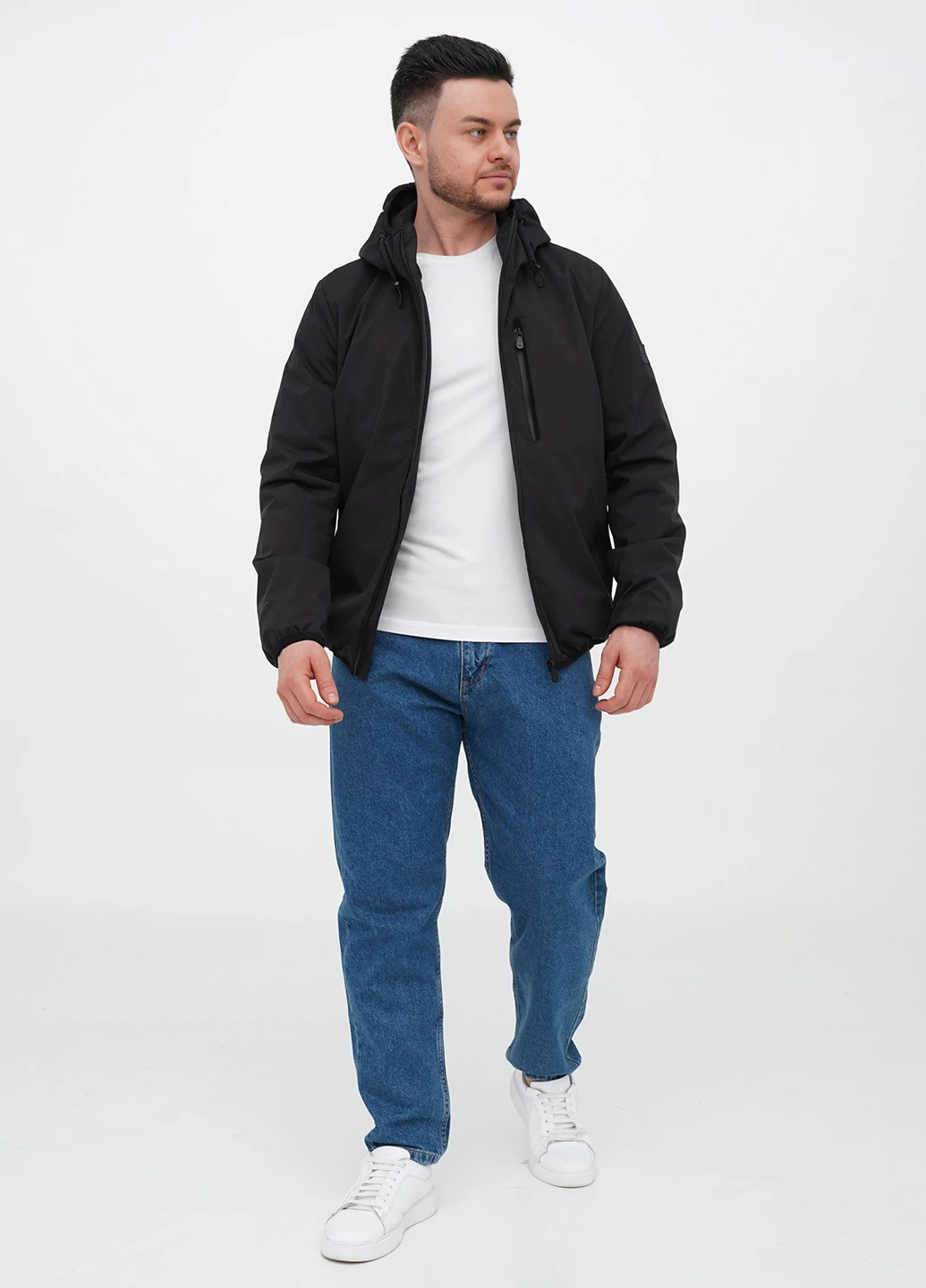 Черная демисезонная куртка Trend Collection