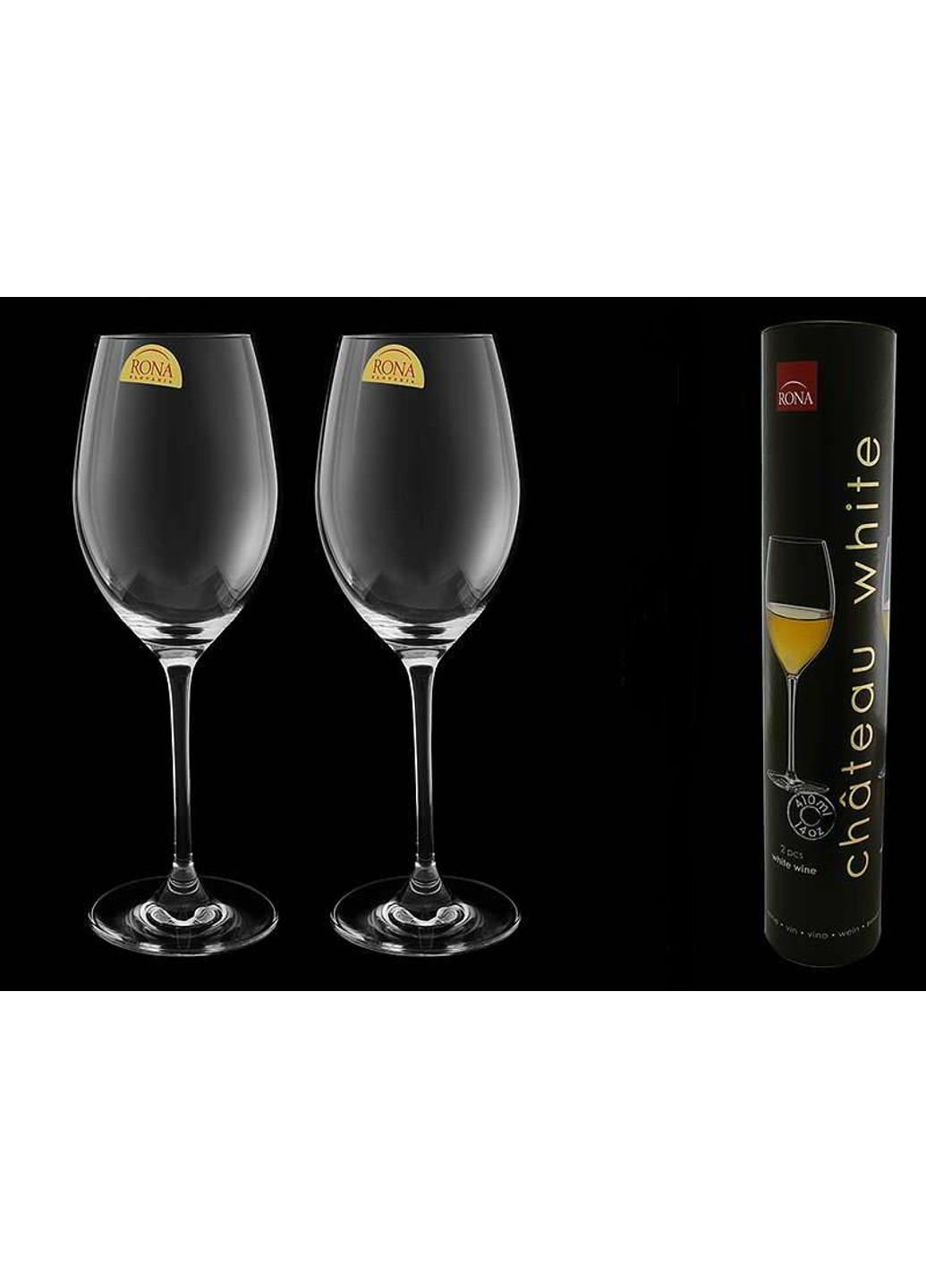 Набор бокалов для вина Chateau set 6558-0-410 410 мл 2 шт Rona (253626411)