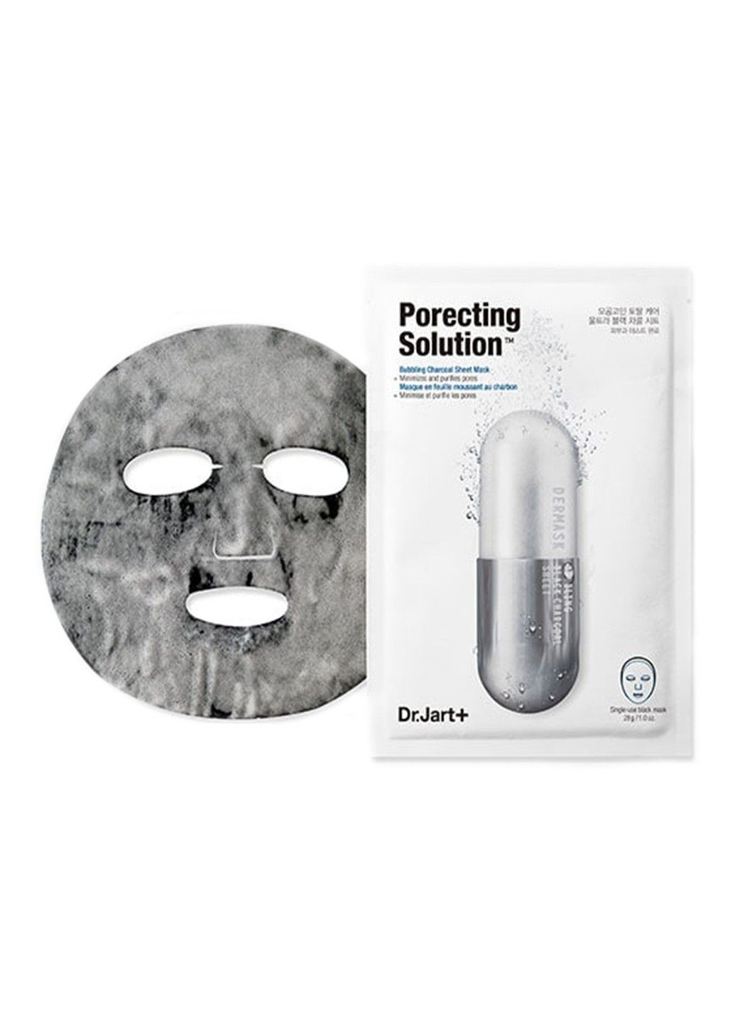 Кислородная тканевая маска для очистки и сужения пор Dermask Ultra Jet Porecting Solution Dr.Jart 30 г Dr. Jart (254953400)