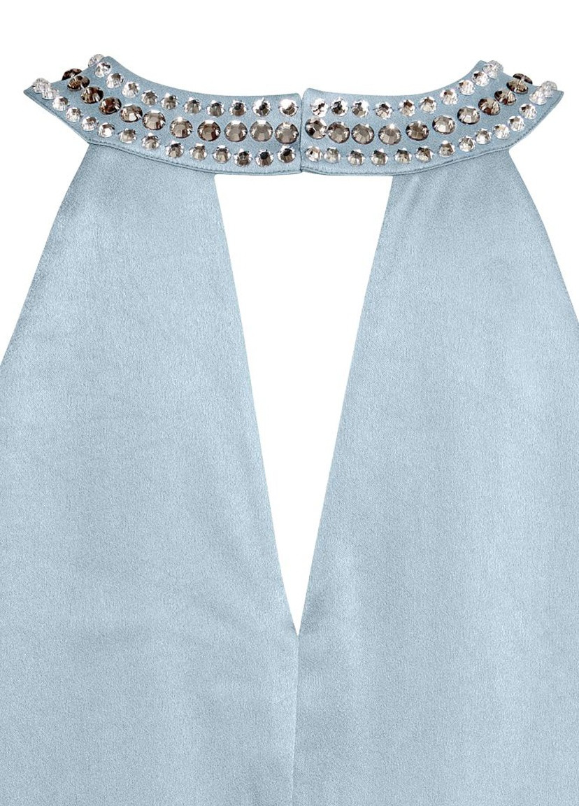 Блакитна кежуал сукня для годуючих H&M однотонна