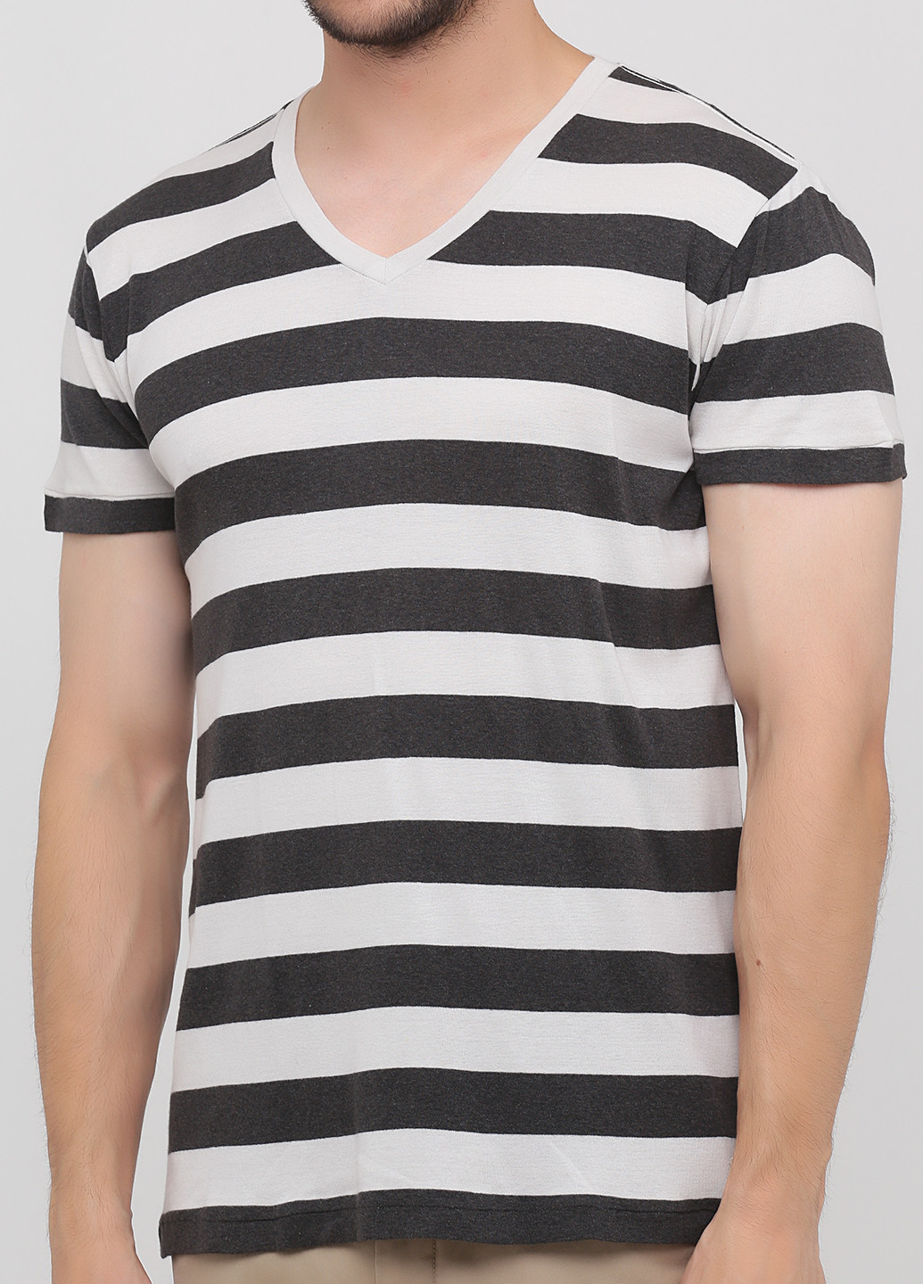 Черно-белая футболка Ralph Lauren