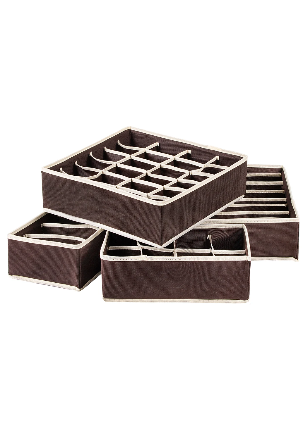 Набір органайзерів 2- 33x33x10 см, 1- 28x14x10 см 1- 33x15x10 см Springos (253006833)