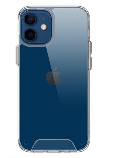 Противоударний Силиконовый Чехол Space Silicone Case для iPhone 12 Прозрачный No Brand бесцветный