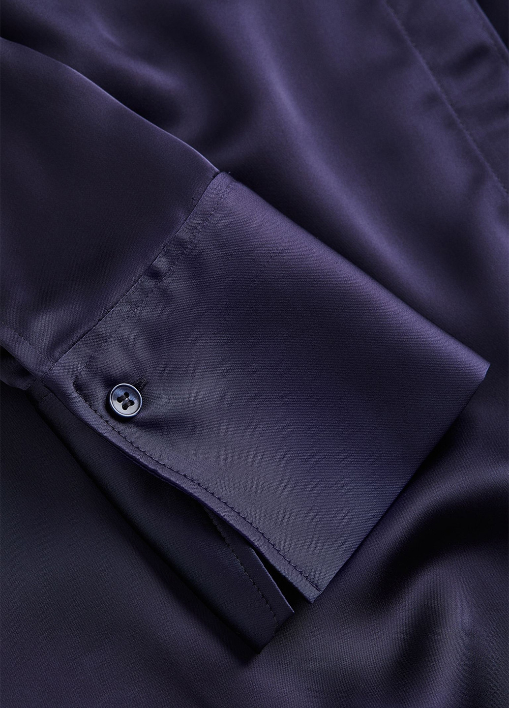 Тёмно-синяя блуза H&M