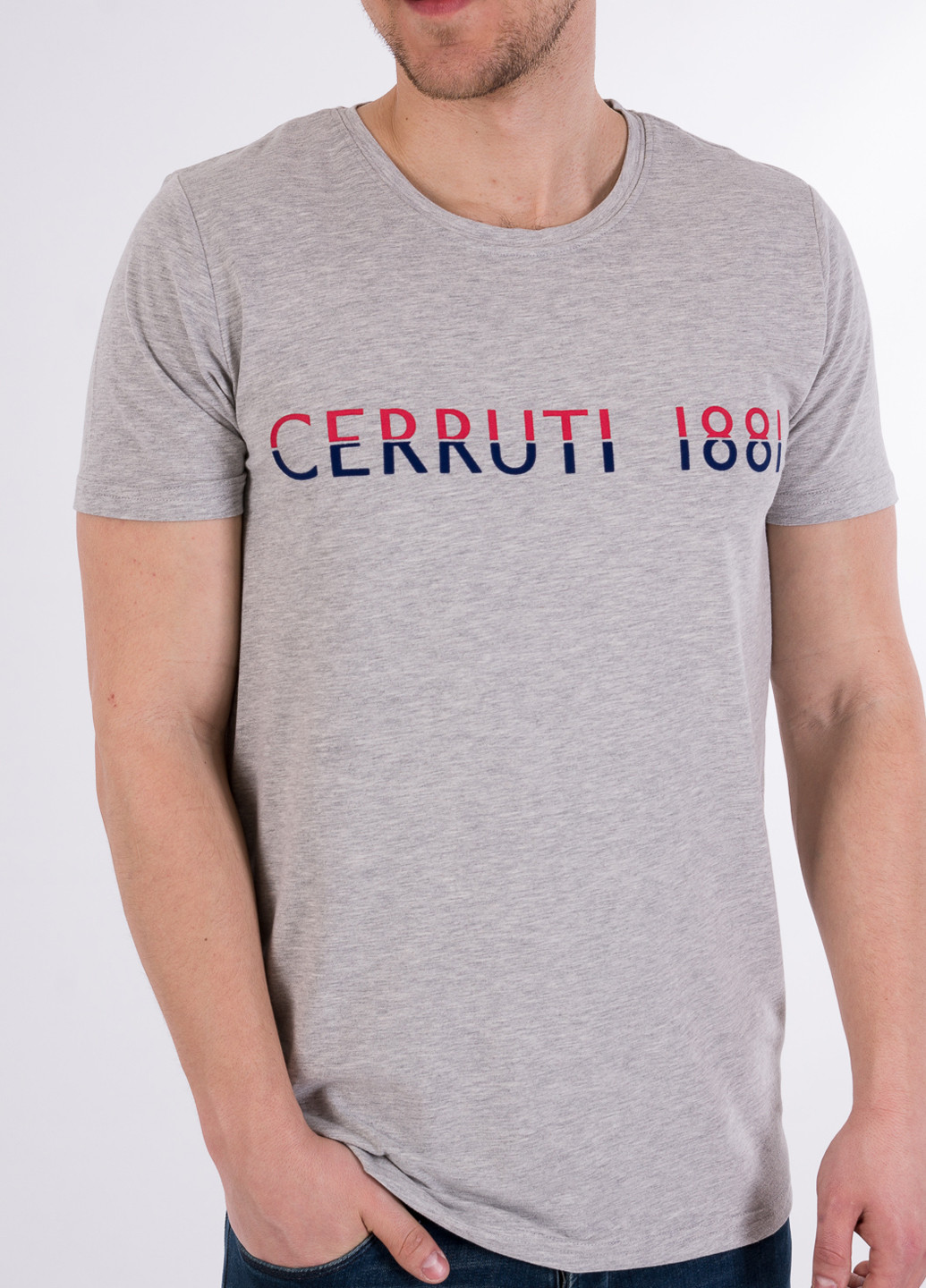 Серая футболка Cerruti 1881
