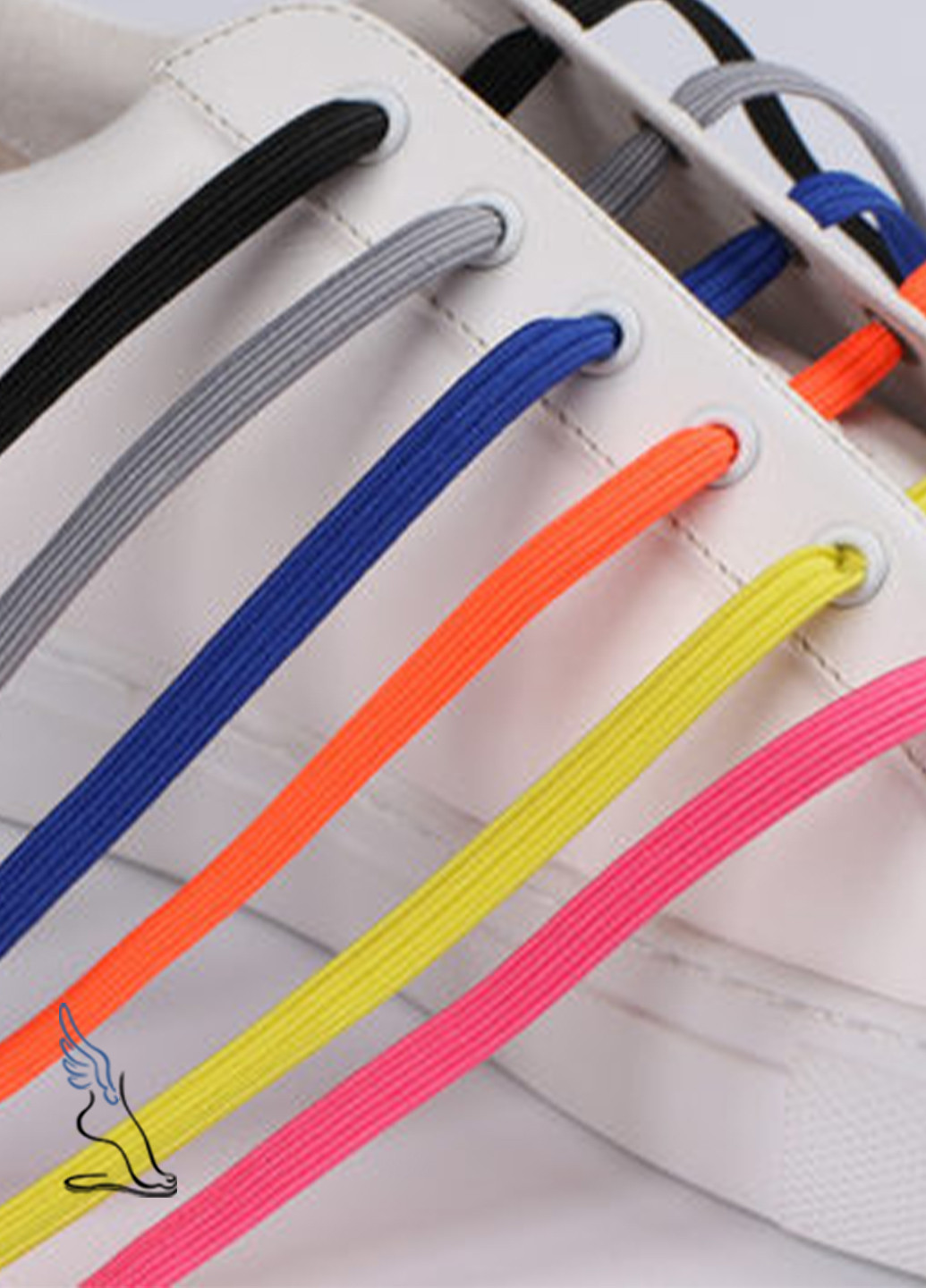 Цветные эластичные шнурки-резинки с магнитом, 100 см, цвет №6 No Brand (254289074)