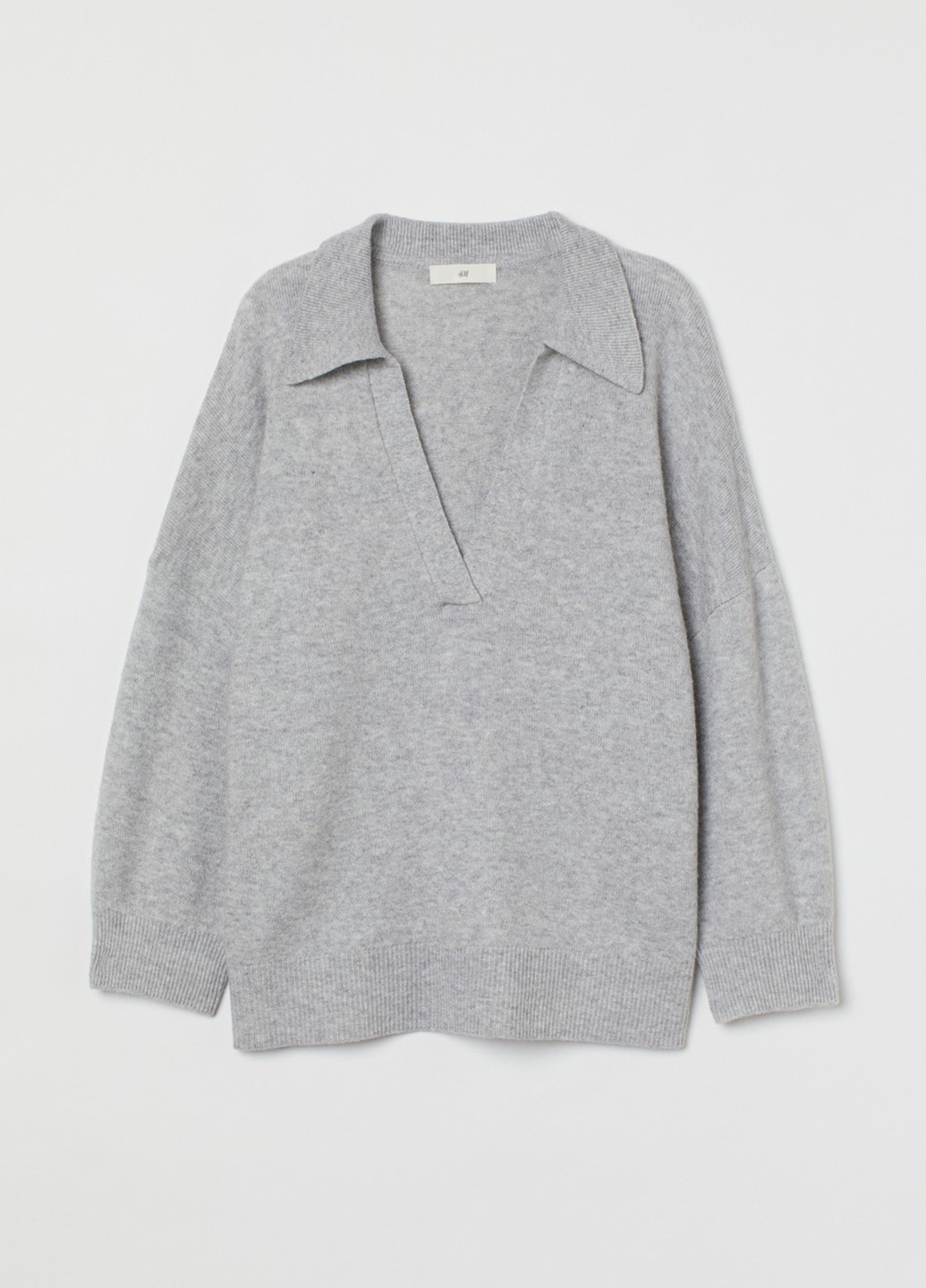 Серый зимний пуловер пуловер H&M