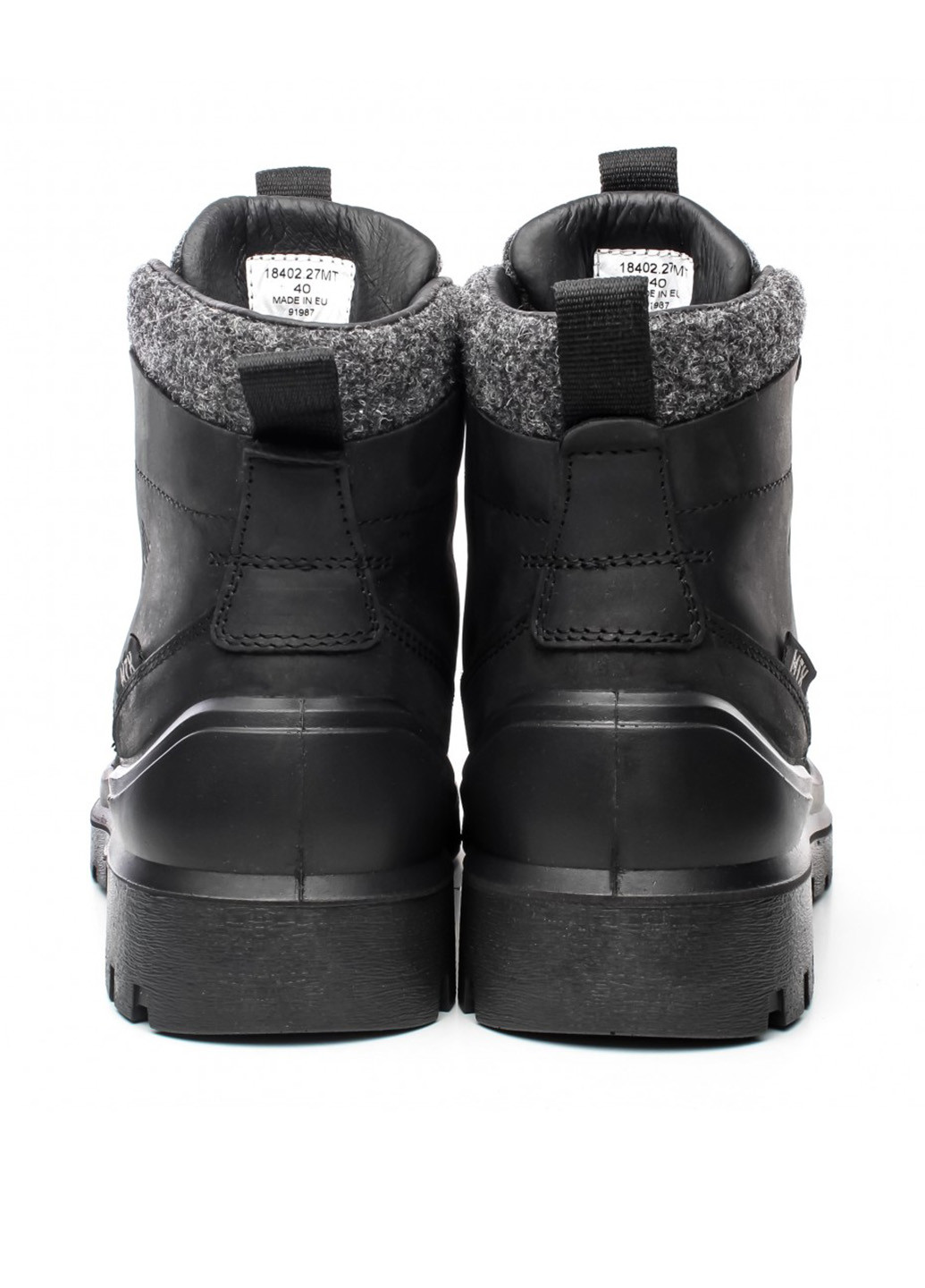 Черные зимние ботинки Manul