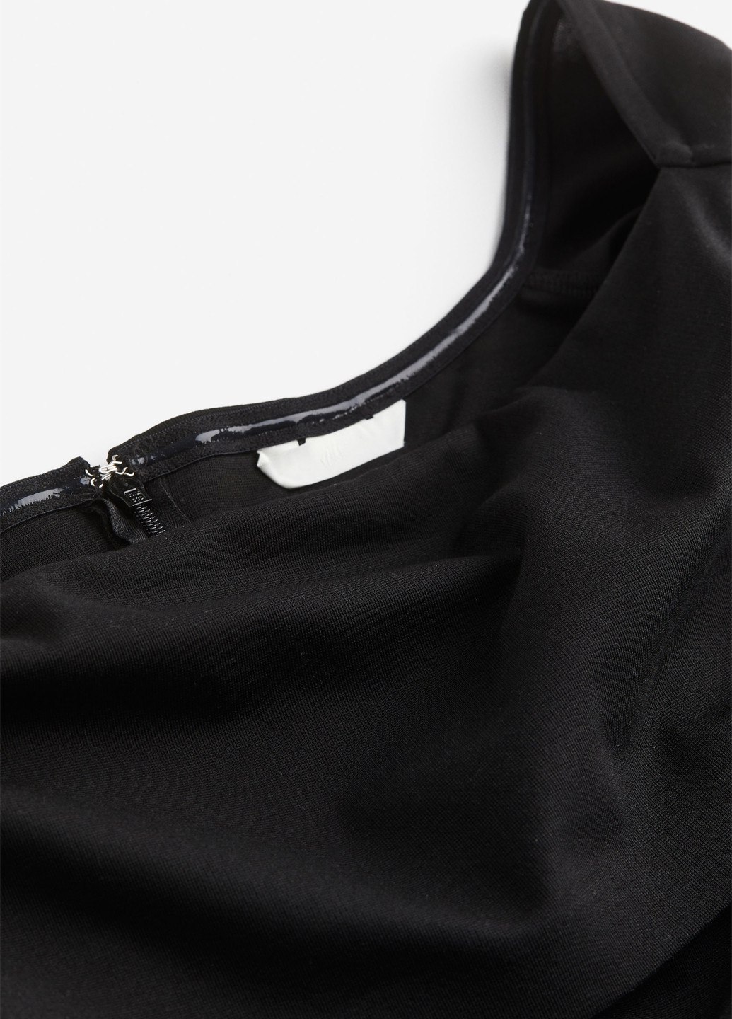 Чорна коктейльна, кежуал сукня H&M однотонна