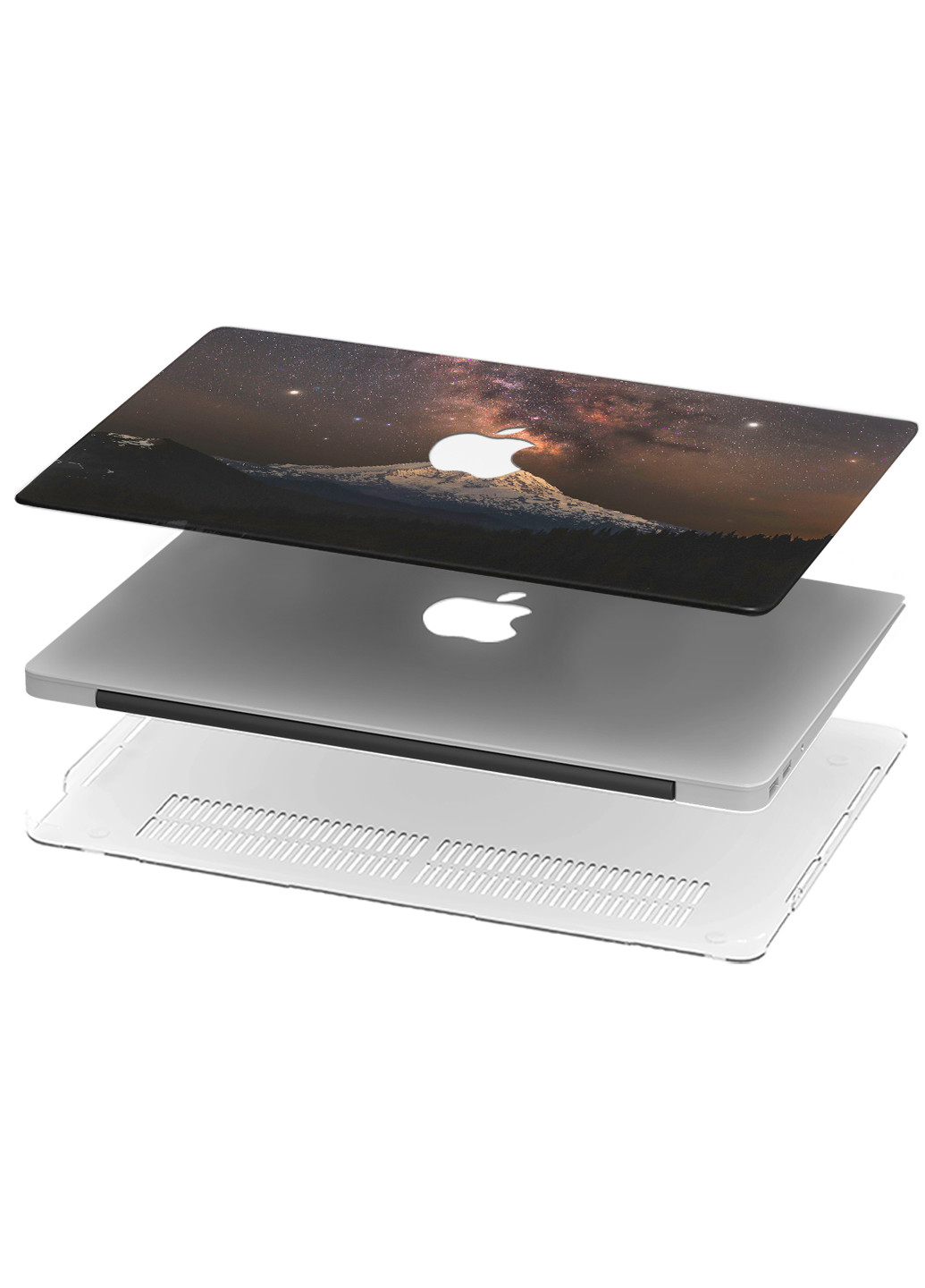 Чехол пластиковый для Apple MacBook Pro Retina 13 A1502 / А1425 Млечный путь над Саммт (6352-2562) MobiPrint (218861777)