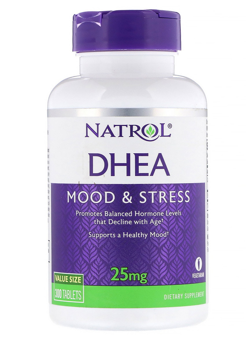 Дегидроэпиандростерон 25 мг, DHEA,, 300 таблеток Natrol (225714661)