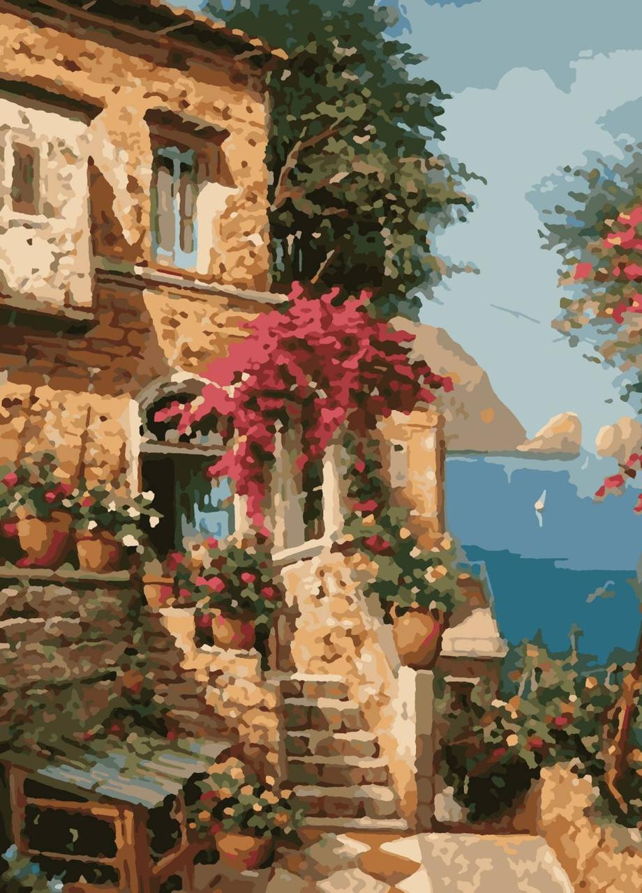 Картины по номерам "Отдых в Средиземноморье" 50*60 см No Brand (254583811)