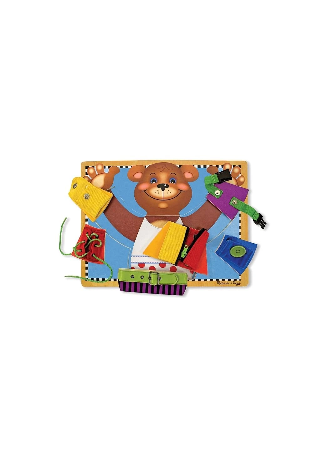 Розвиваюча іграшка Дошка - застібки (MD3784) Melissa&Doug (254068555)