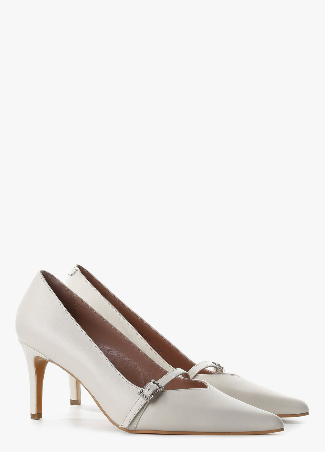 Le'BERDES Туфлі туфлі-човники молочний з натуральна шкіра, україна — демісезон (307526282)