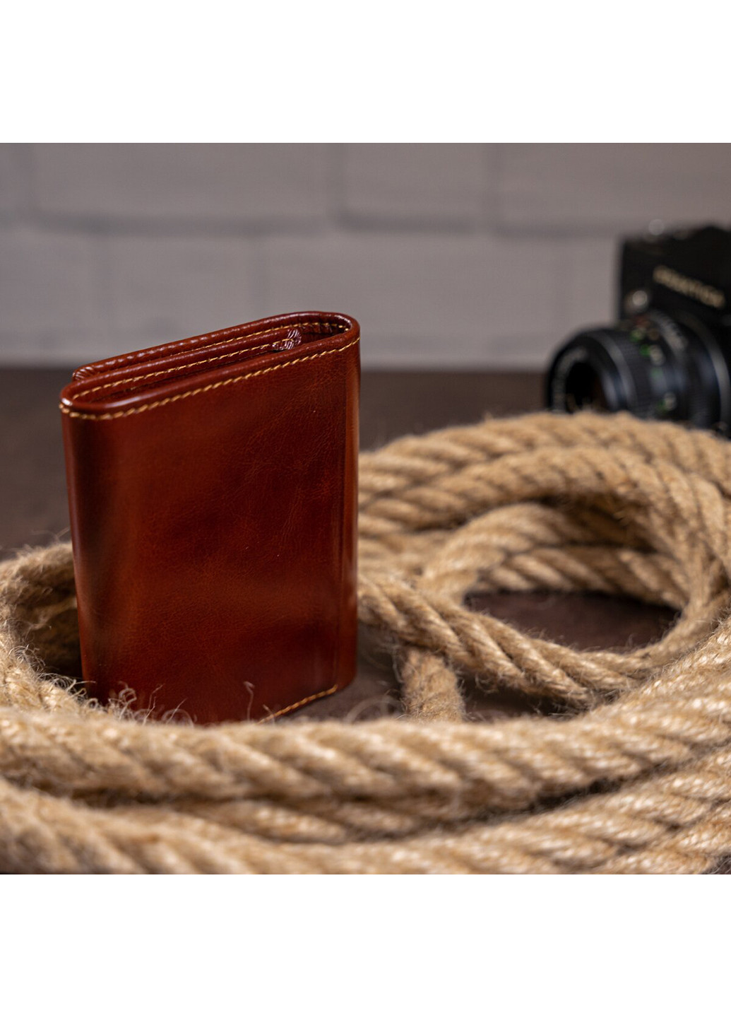 Чоловік шкіряний гаманець 8x11 см Vintage (229460046)