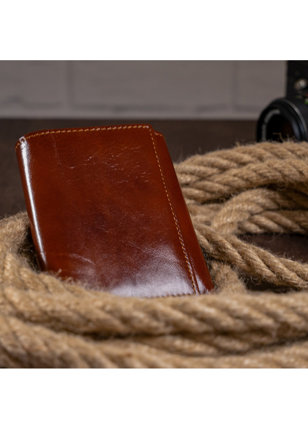 Чоловік шкіряний гаманець 8x11 см Vintage (229460046)