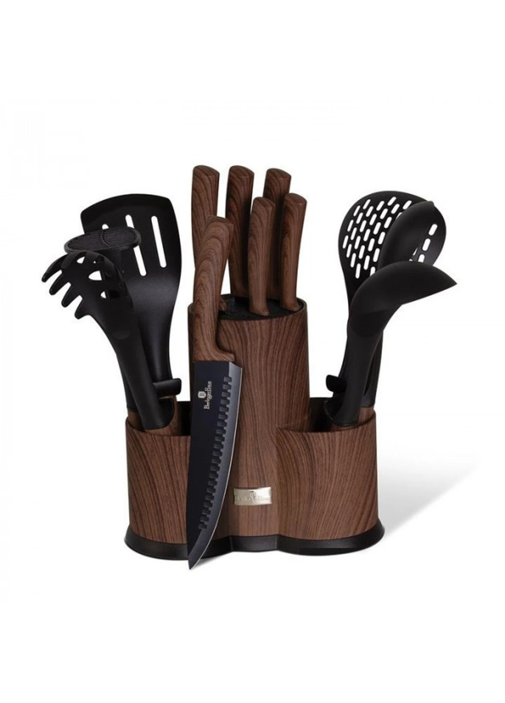 Набор ножей и кухонных принадлежностей Ebony Rosewood Collection BH-6255 12 предметов Berlinger Haus комбинированные,