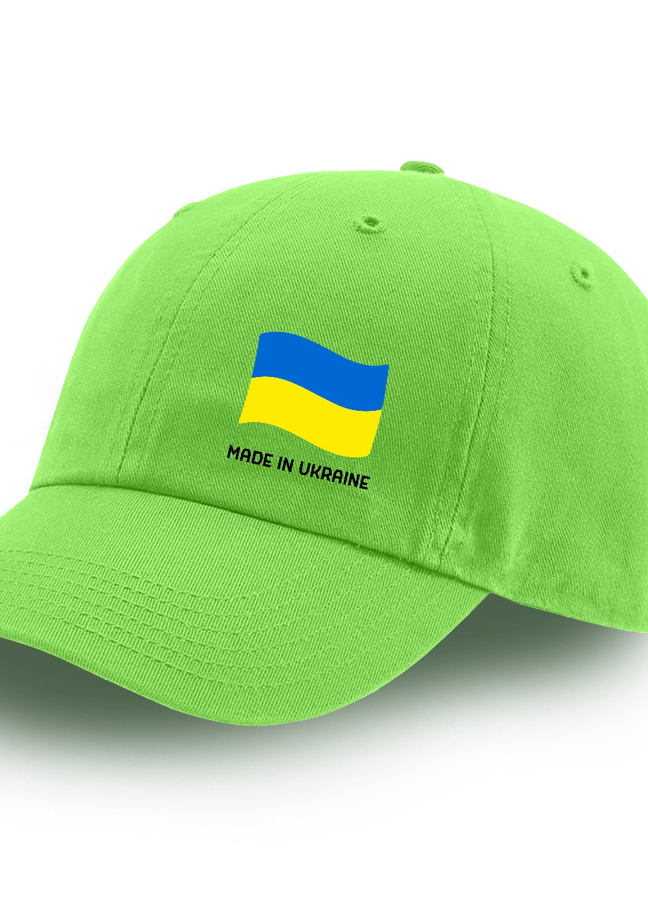 Кепка дитяча для хлопчиків Зроблено в Україні (9273-3726-6) Салатовий MobiPrint (253109774)