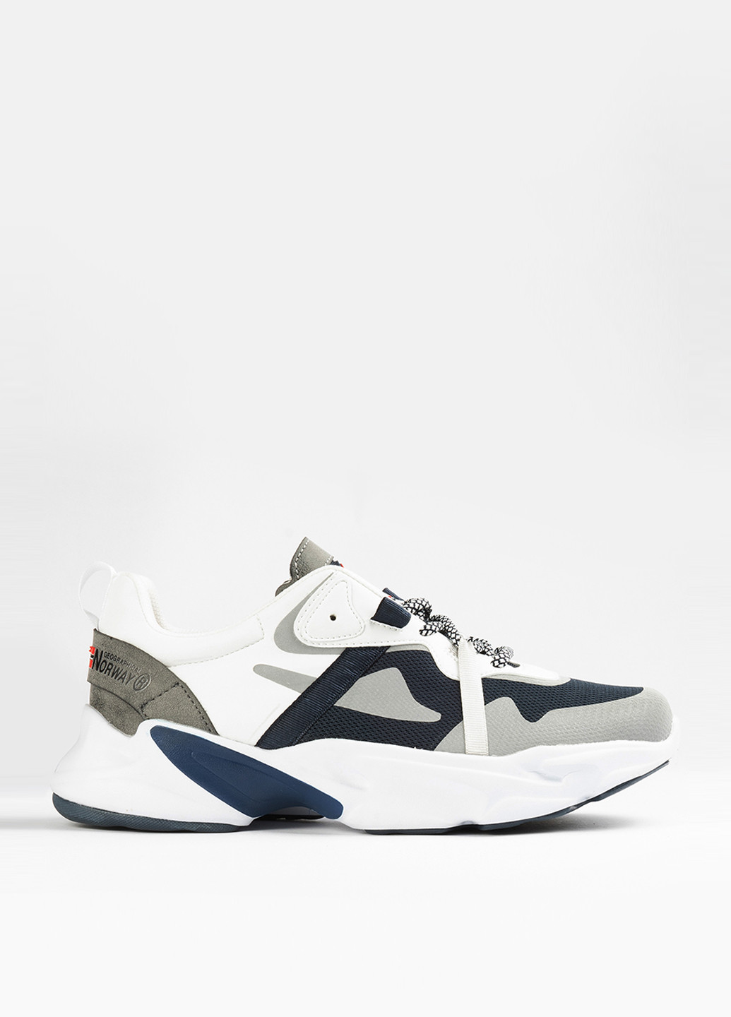 Білі Осінні кросівки Geographical Norway